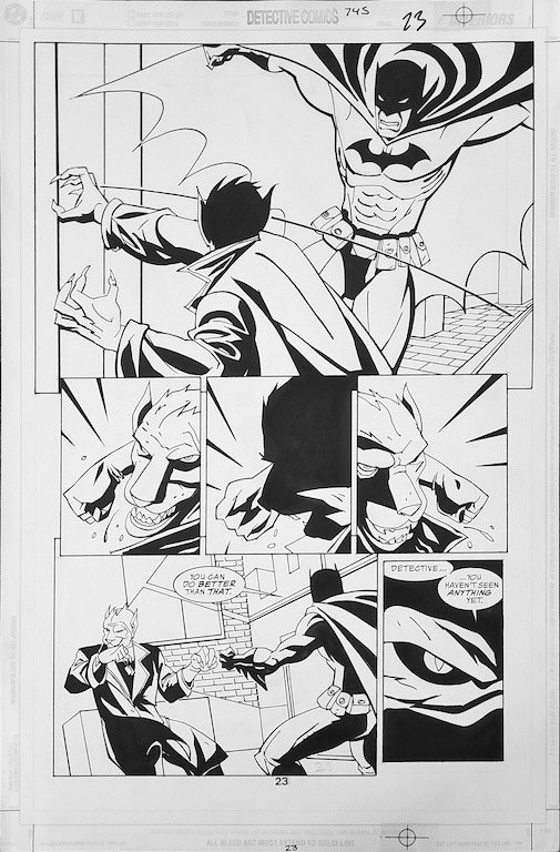Detective Comics 745 pg. 23 by P: Shawn Martinbrough & John Watkiss I: Steve Mitchell